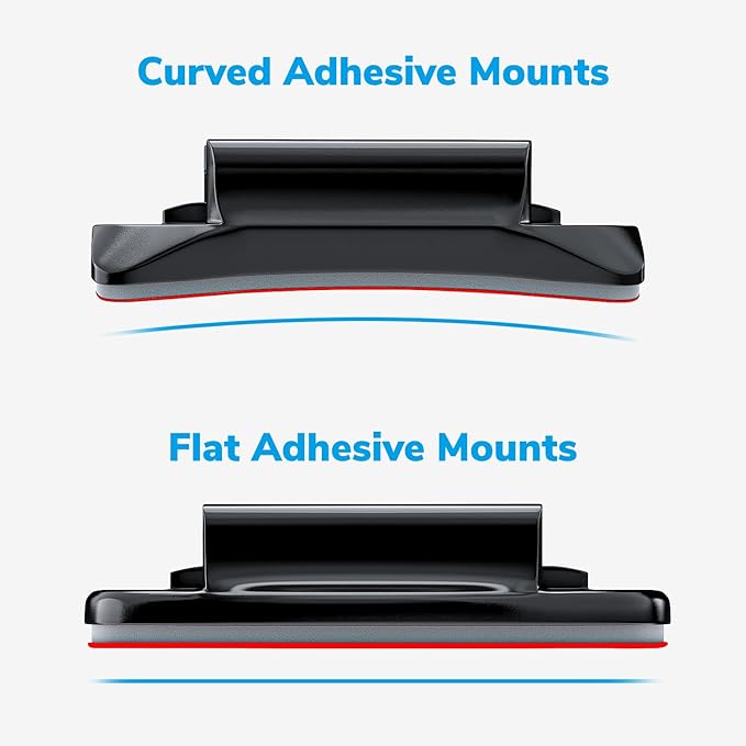 Helmet Sticky Mounts Adhesive Buckle Mount Screw Accessory Kit Compatible with GoPro Hero 13 12 11 10 Max 9 8 7 6 5 Session DJI Osmo Insta360 AKASO Action Cameras (12 in 1)