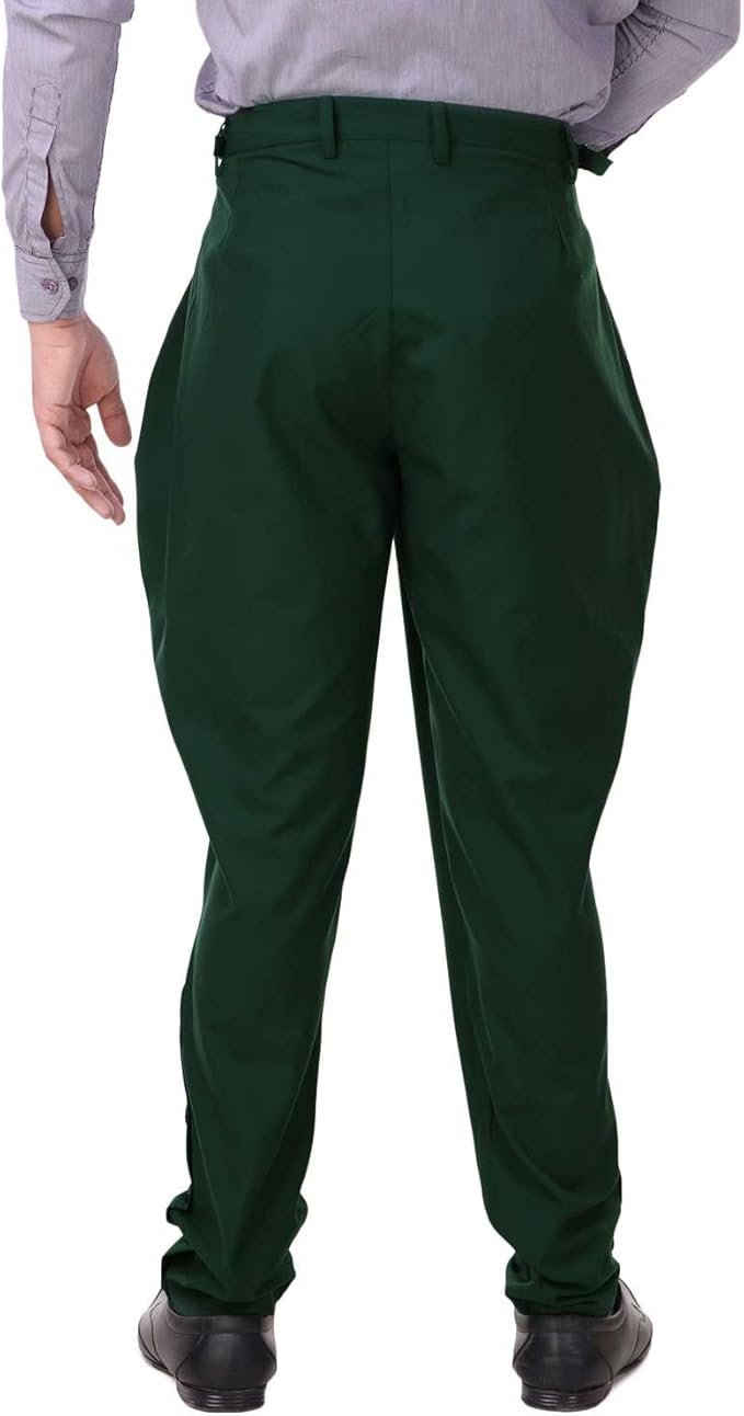 ThePirateDressing Steampunk Victorian Cosplay Costume Mens Archibald Jodhpur Pants Trousers