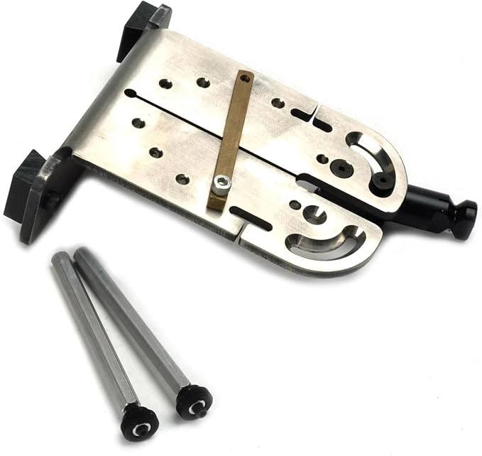 Bench Pin Saw Vise, Adjustable Jewelry Making Workbench Clamp for Sawing and Filing, 4.72 x 4.33 x 1.18 in