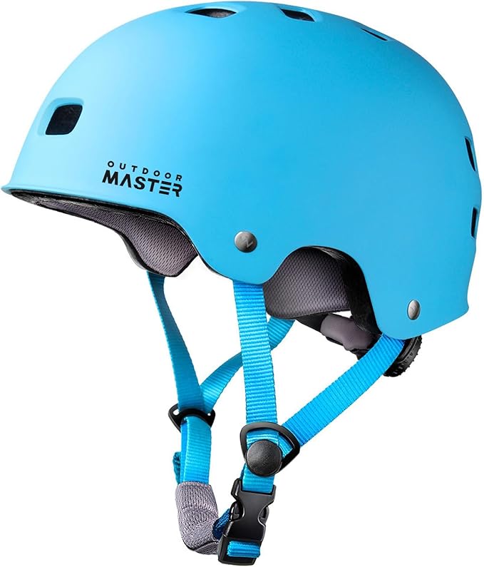 OutdoorMaster スケートボード サイクリング ヘルメット - 取り外し可能なインナー2枚 通気性 多用途 スポーツ スクーター ローラースケート インラインスケート ローラーブレード 子供 ユース 大人用