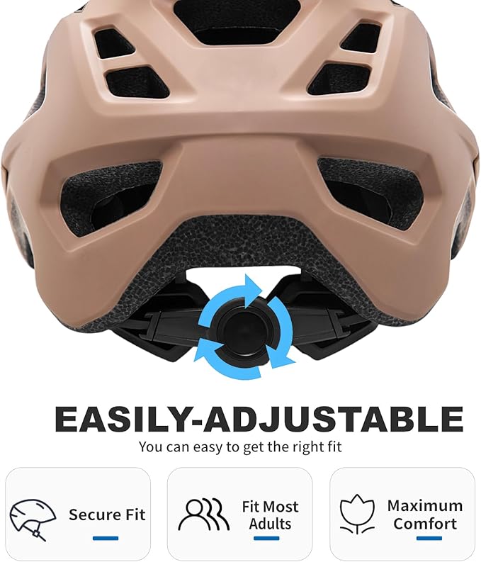 BATFOX NTA 8776 E-Bike & Mountain Bike Helmet for Adults Youth, E-MTB Cycling Helmet for Men Women (52-60CM)