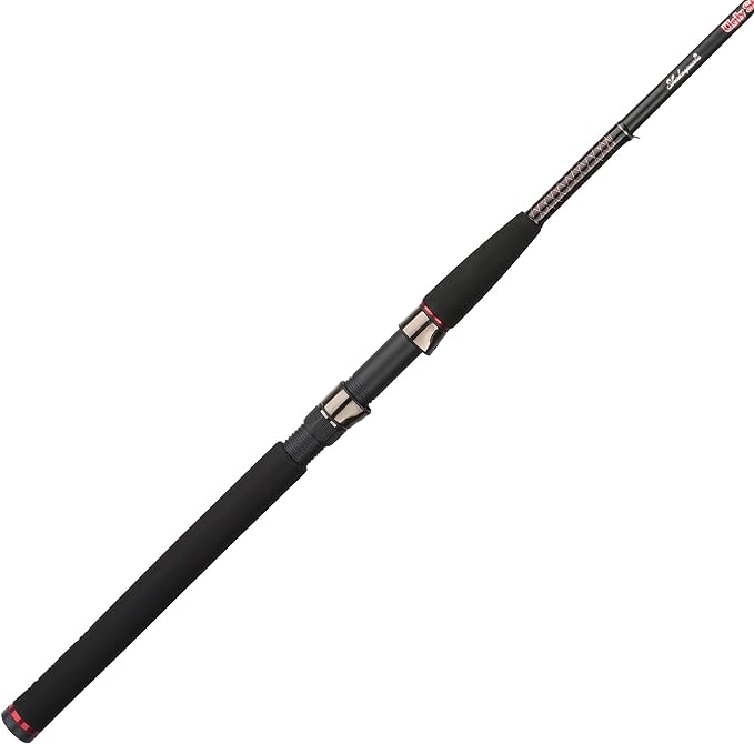 Ugly Stik 6’6” GX2 Spinning Rod, Three Piece Spinning Rod, 6-15lb Line Rating, Medium Rod Power, Moderate Fast Action, 1/8-5/8 oz. Lure Rating
