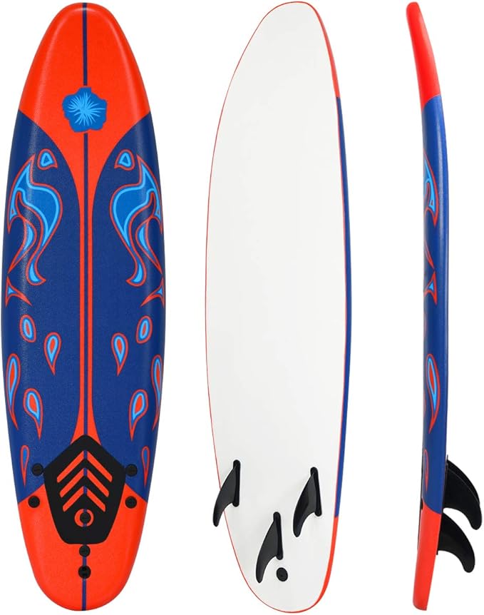 GiantexHawaiiSurfboard-Red