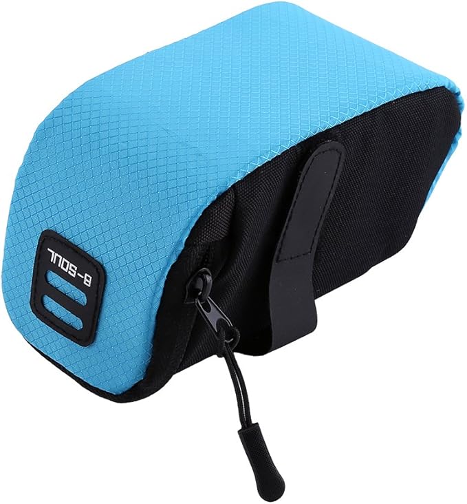 Milltrip Bike Saddle Bag, B Soul Super Light Bike Rear Saddle Cycling Seat Bag Tail Pouch Package Under seat Storage Bag (Blue)