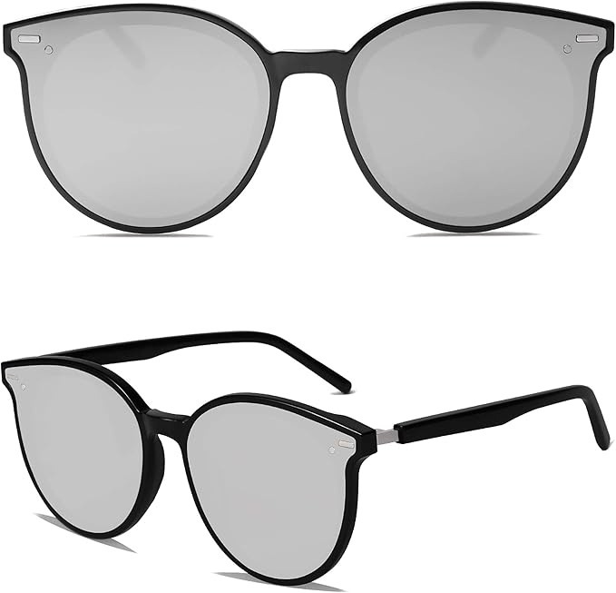 SOJOS Sunglasses Womens Trendy 2025 Classic Round Retro Vintage Shades Large Frame Sunnies SJ2067
