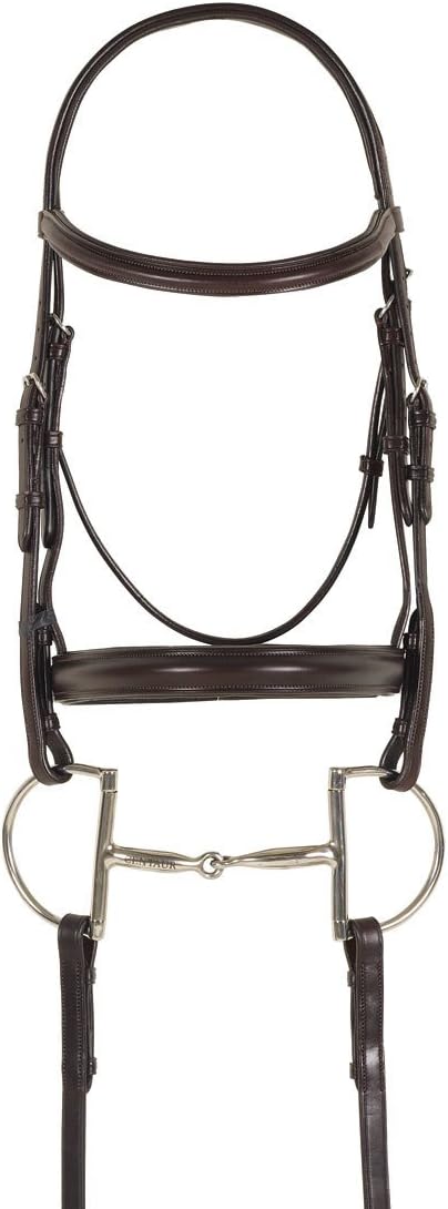 Ovation Breed Plain Raised Padded Bridle Draft