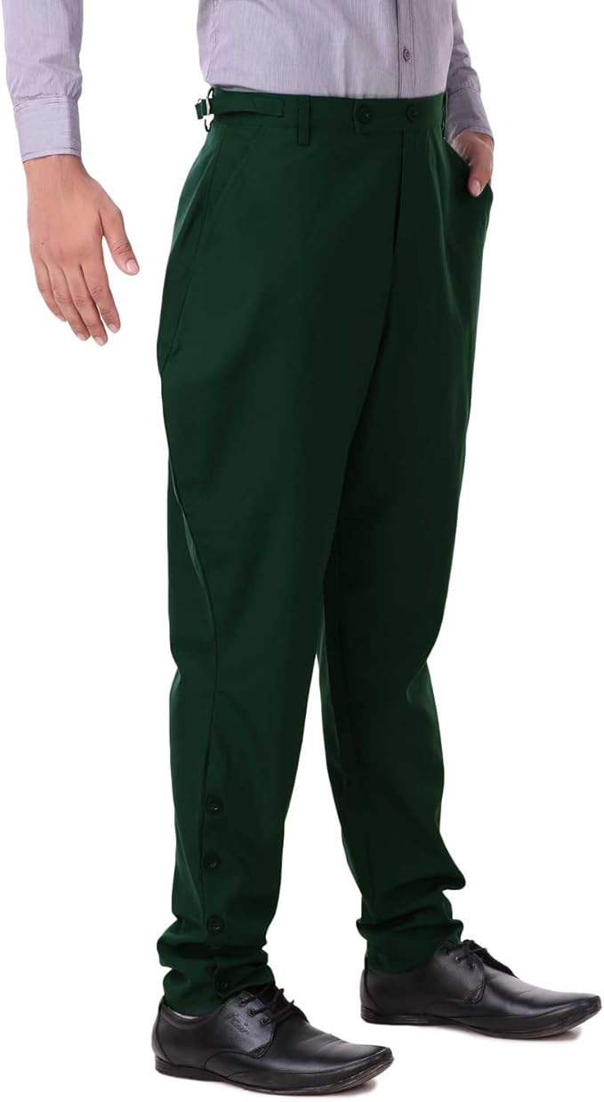 ThePirateDressing Steampunk Victorian Cosplay Costume Mens Archibald Jodhpur Pants Trousers