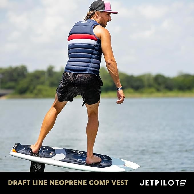 Jetpilot ライフジャケット Draftline ネオプレン。リバーシブル多目的コンプ ライフベスト PFD