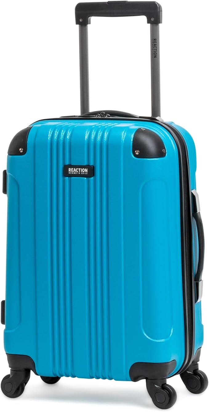 Kenneth Cole REACTION アウトオブバウンズ 軽量ハードシェル 4輪スピナーラゲッジ、ティール、2点セット (20インチ&28インチ)