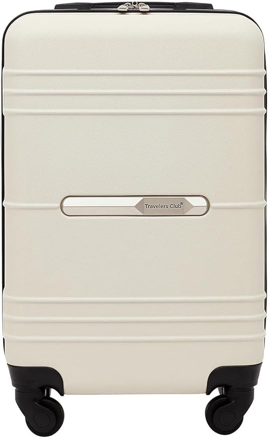 Travelers Club 22" Richmond Spinner Carry-On Luggage, Bone