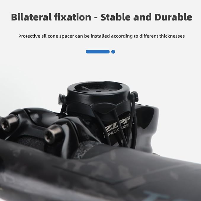 Bike Mount Adapter Compatible with Garmi n GPS Computers,Sport Action Cameras,Bike Lights,Quick Release Strap Mount for Road Mountain Bike MTB Bicycle