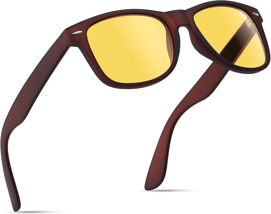 FEIDUSUN Sunglasses Men Polarized Sunglasses for Mens and Womens,Black Retro Sun Glasses Driving Fishing UV Protection