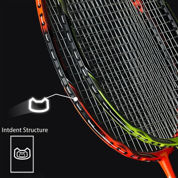 Professional Carbon Fiber Badminton Rackets Badminton Racquet for Backyards Gym