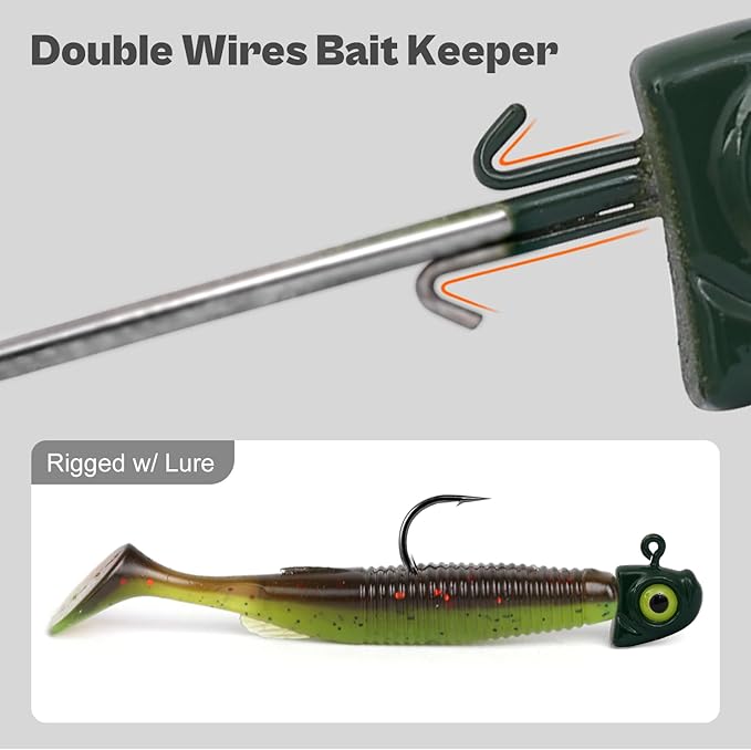 OJY&DOIIIY Swimbait Jig Heads with Chartreuse Fish Eye, 1/8 3/16 1/4 3/8 1/2oz Jigheads for Freshwater&Saltwater Fishing 10/15 Pack