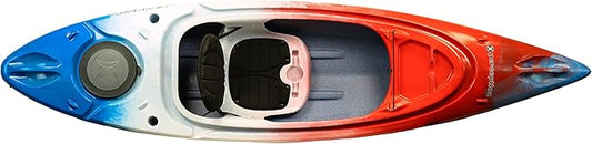 Perception Flash 9.5 | Sit Inside Kayak | Rod Holders and Rear Storage | 9' 6"