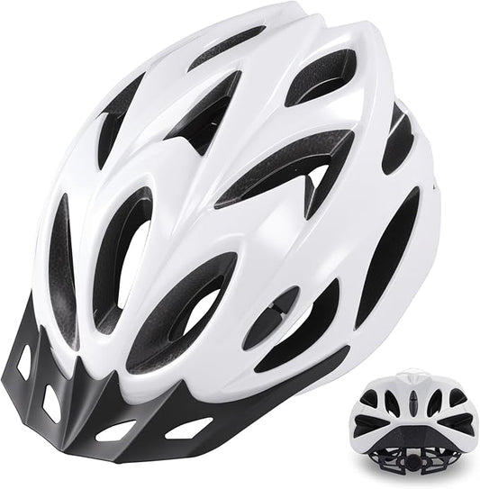 Zacro Adult Bike Helmet, Lightweight Bicycle Helmet with Removable Pads and Visor, CPSC Certified Safety Helmet for Men Women, Mountain Road Cycling Helmet for Adult