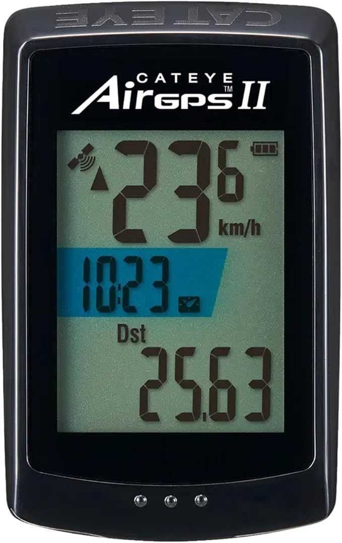 CATEYE AirGPS USB Rechargeable Bike Computer – GPS Cycling Computer with Bluetooth ANT+, GPS Bicycle Speedometer, FlexTight™ Mount, IPX7 Waterproof, Auto Backlight Display, Ride Upload