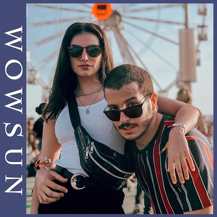 WOWSUN Retro Polarized Sunglasses Womens 2026 Trendy Round Classic Glasses