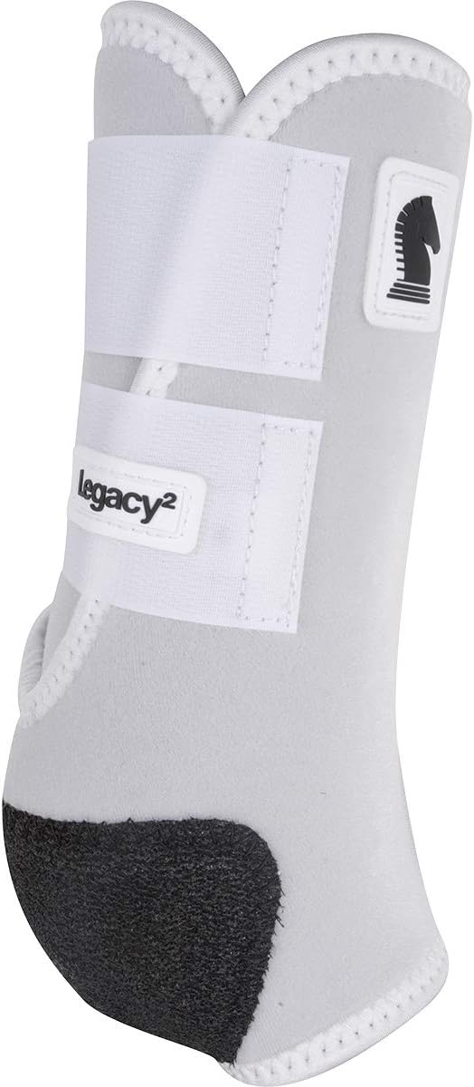 Classic Equine Legacy2 Support Boots, Front (White, Small)