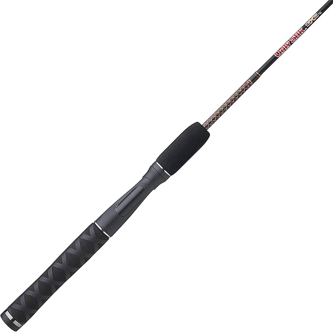 Ugly Stik 6’6” GX2 Spinning Rod, Three Piece Spinning Rod, 6-15lb Line Rating, Medium Rod Power, Moderate Fast Action, 1/8-5/8 oz. Lure Rating