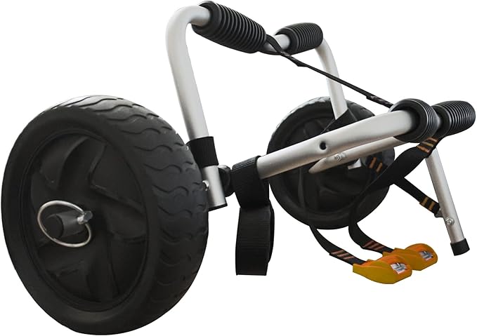 100LBS Kayak Cart Canoe Carrier Trolley for Carrying Kayaks,Canoes,Paddleboards with Plastic Wheels