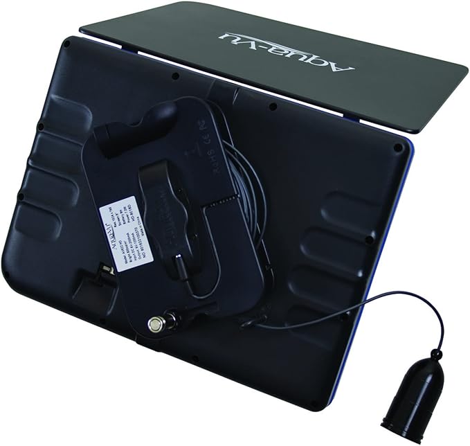 Aqua-Vu AV822 HD Underwater Camera, 8" HD Display, 1080p, 60ft Cable, Waterproof, Real-Time Video & Recording for Ice & Boat Fishing