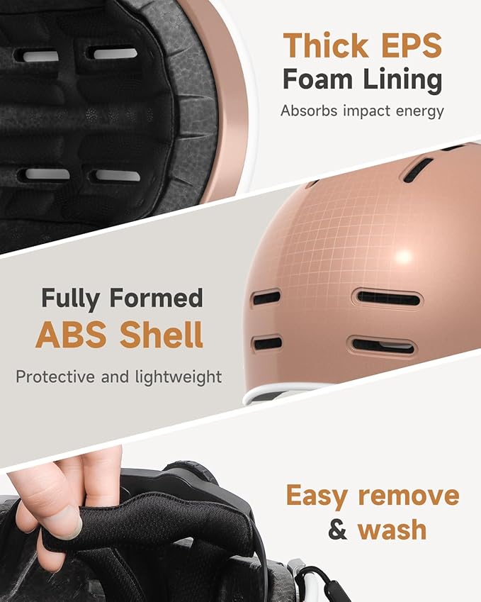 Findway Pro Bike Helmet for Adults,Adjustable Cycling Helmet for Men & Women [Safety Certified] Bicycle Helmet for Commuting, Road Biking, Skating with Adjustable Dial