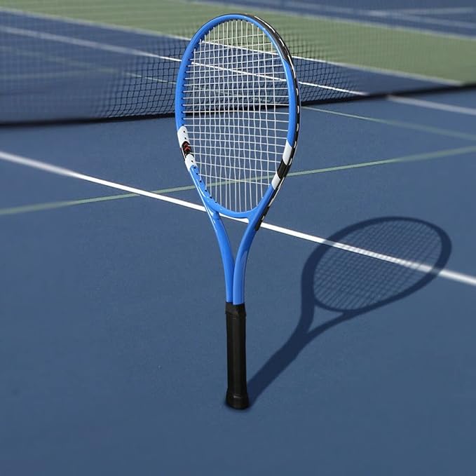 Tennis Rackets 2 Players Recreational for Beginners,Pre-Strung 27 Inch Light Adult Racquet Set for Women Men with Tennis Balls,Overgrips and Carry Bag