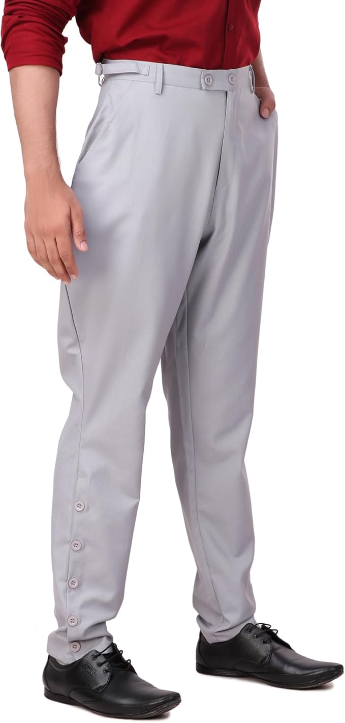 ThePirateDressing Steampunk Victorian Cosplay Costume Mens Archibald Jodhpur Pants Trousers