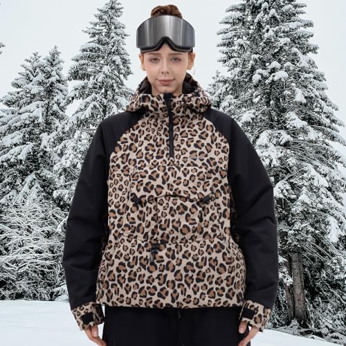 SNOWVERB Baggy Fit Ski Snowboard Coats Snow Anorak Jacket for Men and Women