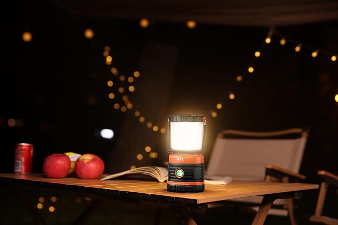 LEDキャンプランタン 充電式 1800LM 4つの点灯モード 4400mAhモバイルバッテリー IP44防水 ハリケーン、緊急時、停電、家庭などに最適なランタン型懐中電灯 USBケーブル付属