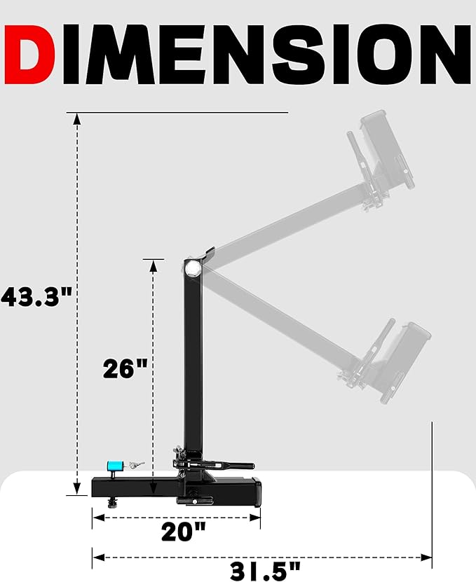 Young 250 lbs Heavy Duty Swing Away Hitch Adapter for Bike Rack & Cargo Carrier, Pre-Assembled 2" Hitch Extender