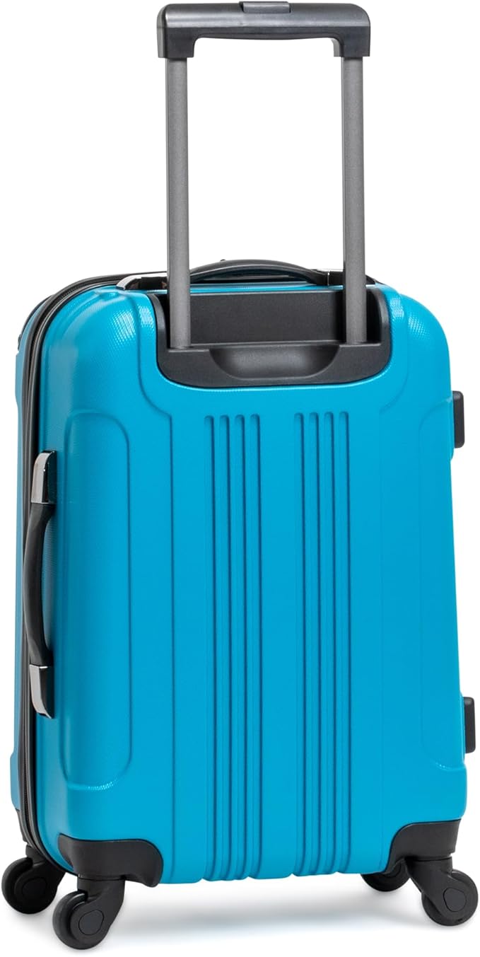 Kenneth Cole REACTION アウトオブバウンズ 軽量ハードシェル 4輪スピナーラゲッジ、ティール、2点セット (20インチ&28インチ)