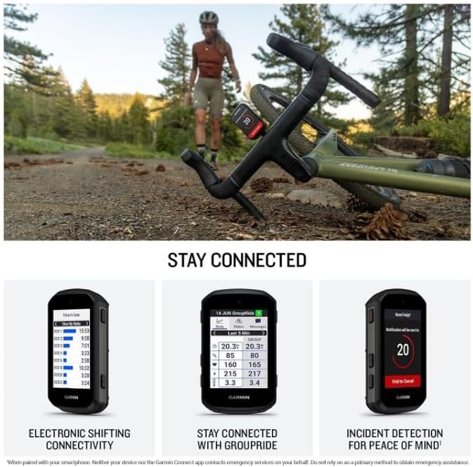 Garmin Edge 550 Compact GPS Cycling Computer 2.7" Vivid Color Display with Wearable4U PowerBank Bundle