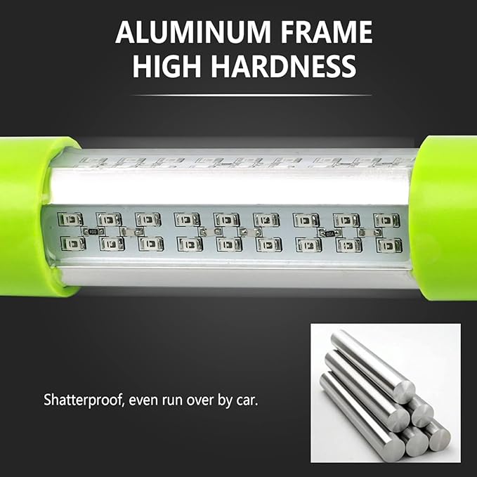 18W 45W DC 12V Green IP68 Waterproof Aluminum Super Bright LED Fish Bait Submersible Dock Underwater Fishing Light Attractants For At Night Snook Crappie With Battery Clamps Cigarette Lighter Plug