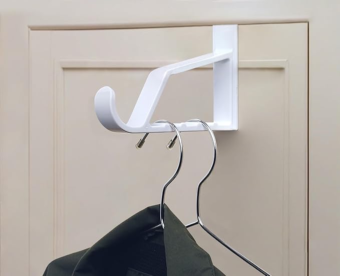 New Talent 4pcs Over The Door Hanger Holder, 2 Pack Over The Door Hooks for Hangers, Door Hanger Hooks, Storage Organizers