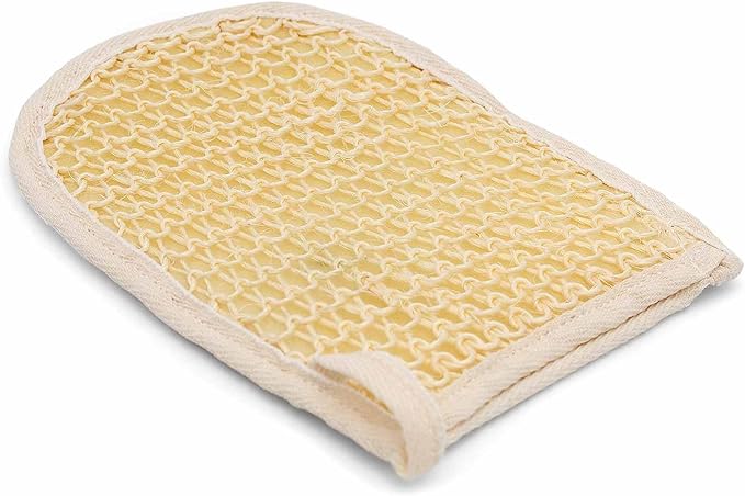 Jeffers Equine Double Sided Sisal & Microfiber Face Mitt for Horses – Horse Grooming Mitt, Horse Care Tool, Barn & Stable Grooming, Sensitive Areas, Exfoliating, Polishing, Cleaning -8" L x 6" W
