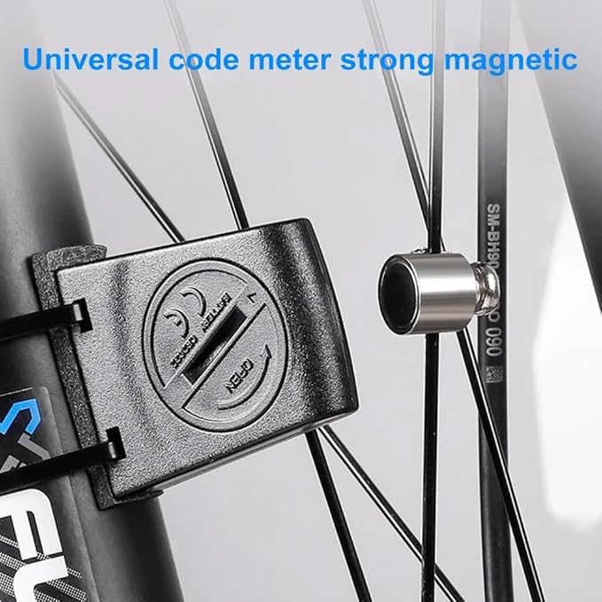 2 Pack Bicycle Speedometer Magnet Bike Computer Odometer Wheel Spoke Magnet Waterproof Speed Counting Sensor Universal for Bicycles Tachometer Cycling Riding Replacement Parts