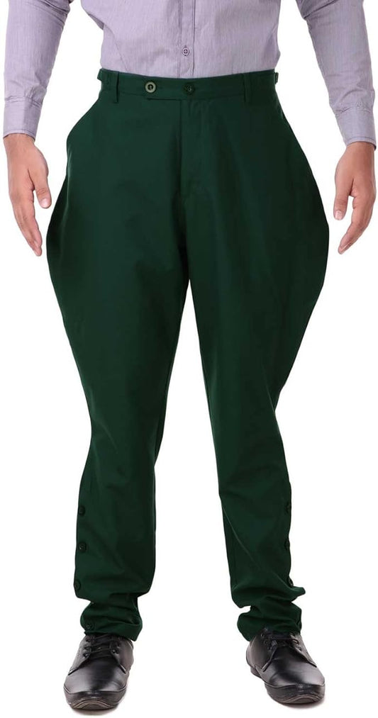 ThePirateDressing Steampunk Victorian Cosplay Costume Mens Archibald Jodhpur Pants Trousers
