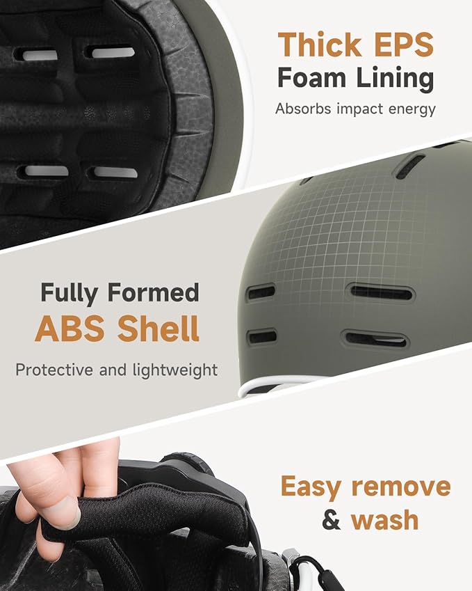 Findway Pro Bike Helmet for Adults,Adjustable Cycling Helmet for Men & Women [Safety Certified] Bicycle Helmet for Commuting, Road Biking, Skating with Adjustable Dial