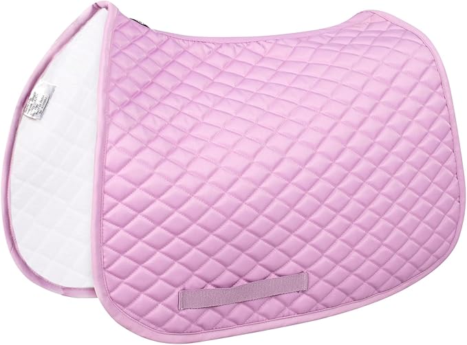 TuffRider Basic All Purpose Horse Riding Saddle Pad | Wither Relief Brushed Underside for Training and Competition