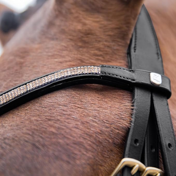 HORZE Lester Dressage Snaffle Bridle w/Reins
