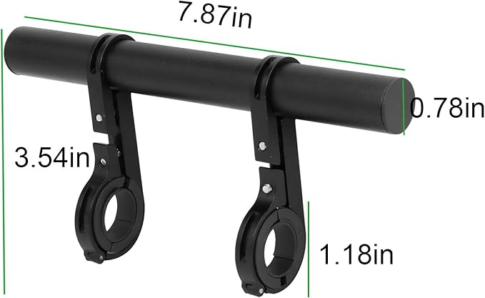 Bicycle Handlebar Extender, Bike Extension Bar Double Clamp Aluminum Alloy Holder Bracket Bicycle Accessories for Flashlight Speedometer for XIAOMI M365, Ninebot ES1 ES2,Mountain Bicycle