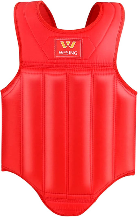 Wesing Martial Arts Muay Thai Boxing Chest Protector MMA Sanda Chest Guard