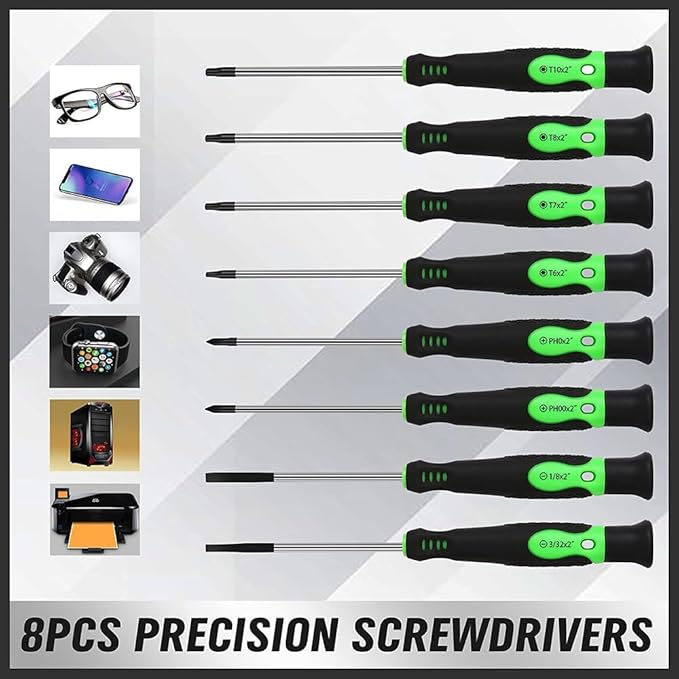 118-Piece Magnetic Screwdriver Set with Plastic Racking, Precision Screwdrivers, Magnetizer, Demagnetizer, Nut Drivers, Ratchet Handles, Allen Keys, Sockets & More - DIY Tools & Gift for Men