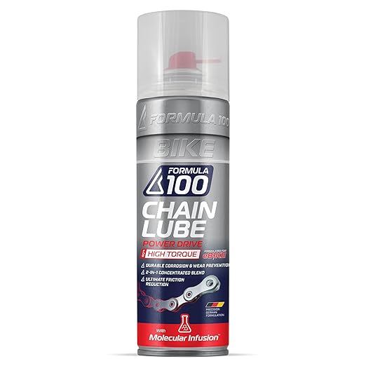 Power Drive Spray eBike Chain Lube – Lubricant for Electric Bikes – Durable Corrosion & Wear Protection, Friction Reduction, Race Day Blend – 300ml Aerosol (10.14 oz)
