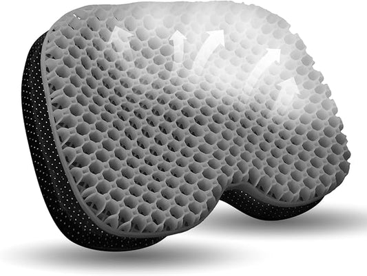 NEW-Vi Anti-Slip Kayak Seat Cushion - Waterproof Thicken Gel Boat Kayak Canoe Rowing Stadium Pad for Sit in Kayak Chair Kayak Accessories Equipment Gear for Fishing Kayak