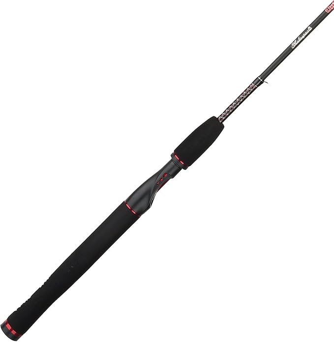 Ugly Stik 6’6” GX2 Spinning Rod, Three Piece Spinning Rod, 6-15lb Line Rating, Medium Rod Power, Moderate Fast Action, 1/8-5/8 oz. Lure Rating