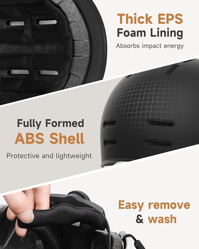 Findway Pro Bike Helmet for Adults,Adjustable Cycling Helmet for Men & Women [Safety Certified] Bicycle Helmet for Commuting, Road Biking, Skating with Adjustable Dial