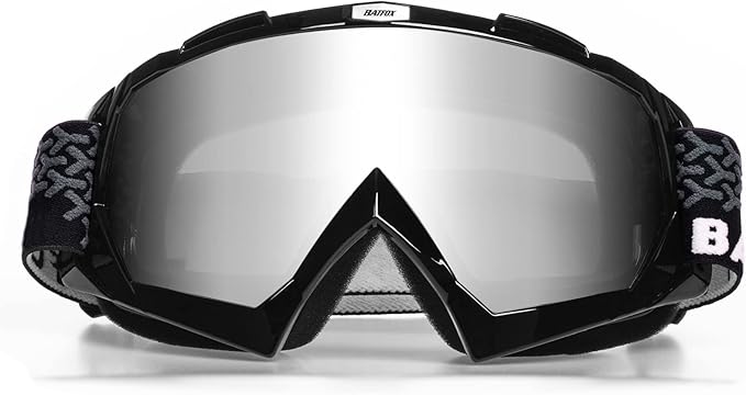 Dirt Bike ATV Goggles Motorcycle Gear Riding Motocross Dirtbike 4-Wheeler MX DH Accessories Goggles Glasses for Men Women Youth UV400 Protection Dust-proof Anti-Slip Strap